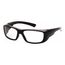 Emerge Full Reader Safety Glasses, Black Frame, Clear Plus-1.5 Lens