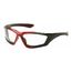 Accurist Anti-Fog & Scratch-Resistant Safety Glasses, Black/Red Frame, Clear Anti-Fog Lens