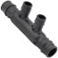 EP Flow-Through Multi-Port Tee, 2 Outlets, 3/4"