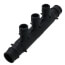 EP Flow-Through Multi-Port Tee, 3 Outlets, 3/4"