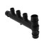 EP Flow-Through Multi-Port Vertical Tee, 3 Outlets, 3/4"