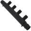 EP Flow-Through Multi-Port Tee, 4 Outlets, 3/4"