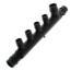 EP Flow-Through Multi-Port Horizontal Tee, 4 Outlets, 3/4"