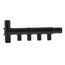 EP Flow-Through Multi-Port Vertical Tee, 4 Outlets, 3/4"