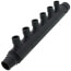 EP Flow-Through Multi-Port Tee, 6 Outlets, 1" x 3/4"