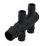 EP Branch Opposing Port Multi-Port Tee, 4 Outlets, 3/4"