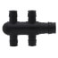 EP Branch Opposing Port Multi-Port Tee, 4 Outlets, 3/4"
