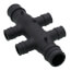 EP Flow-Through Opposing Port Multi-Port Tee, 4 Outlets, 3/4"