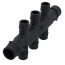 EP Flow-Through Opposing Port Multi-Port Tee, 6 Outlets, 3/4"