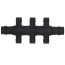 EP Flow-Through Opposing Port Multi-Port Tee, 6 Outlets, 3/4"