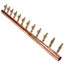 2" Copper Manifold with 3/4" ProPEX Ball Valves, 12 outlets
