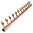 2" Copper Manifold with 3/4" ProPEX Ball Valves, 12 outlets