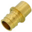 1-1/4" ProPEX x 1-1/4" Male Sweat Copper Fitting Adapter (Brass)