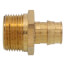 3/4" ProPEX x 1" NPT Brass Male Adapter