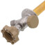 8", 3/4" MPT x 1/2" FPT - Anti-Siphon Ball Valve Frost-Proof Sillcock w/ 1/4 Turn