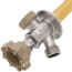 8", 3/4" MPT x 1/2" FPT - Anti-Siphon Ball Valve Frost-Proof Sillcock w/ 1/4 Turn