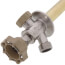 8", 1/2" PEX Anti-Siphon Ball Valve Frost-Proof Sillcock w/ 1/4 Turn