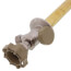 10", 3/4" MPT x 1/2" FPT - Anti-Siphon Ball Valve Frost-Proof Sillcock w/ 1/4 Turn