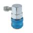 1/4" SAE Male 90° R134A Snap-N-Seal AC Coupler
