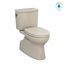 MS474124CUFG#03 Vespin II 1.0 GPF 2-Piece Elongated 1.0 GPF Universal Height Toilet w/ CEFIONTECT & SS124 Softclose Seat, Washlet+ Ready (Bone)