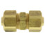 1/2" IPS (3/4" CTS) Brass Compression Coupling