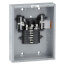 QO 12 Space, 12 Circuit Load Center w/ Main Lugs & Ground Bar, 3 Phase 120/240V (125A)