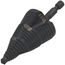 Step Drill Bit, Quick Release, Double Spiral Flute, 7/8 to 1-3/8"