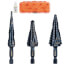 3-Piece Premium All-Purpose Quick-Release Step Bit Kit