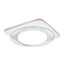 QTNLEDA Ultra Silent LunAura Ventilation Fan w/ Round Light & LED Night-Light, Tinted Light Panel (110 CFM)