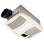 QTXN110HFLT Ultra Silent Heater Combination Ventilation Fan w/ Light, 6" Round Ducting (110 CFM)
