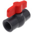 3/4" QVC SCH 80 PVC Compact Ball Valve w/ EPDM O-Ring - Gray (Threaded)