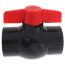 2" QVC SCH 80 PVC Compact Ball Valve w/ EPDM O-Ring - Gray (Threaded)