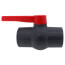 3" QVC SCH 80 PVC Compact Ball Valve w/ EPDM O-Ring - Gray (Socket)