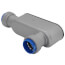 3/4" Rigid & IMC Push Install Type-LB Conduit Body