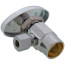 1/2" Nom. Sweat x 1/4" O.D. Compression Chrome Plated Angle Stop Valve (Lead Free)