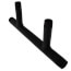 1" Black Steel Boiler Header with 3/4" Outlets (2 Branches)