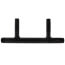 1" Black Steel Boiler Header with 3/4" Outlets (2 Branches)