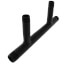 1" Black Steel Boiler Header with 3/4" Outlets (2 Branches)