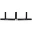 1" Black Steel Boiler Header with 3/4" Outlets (3 Branches)