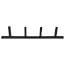 1" Black Steel Boiler Header with 3/4" Outlets (4 Branches)