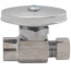 1/2" Nominal Sweat x 3/8" O.D. Compression Straight Stop Valve, Lead Free (Chrome)