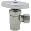 1/2" Nom. Sweat x 3/8" O.D. Compr. Angle Stop Valve, Lead Free (Chrome Plated)
