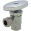 1/2" Nom. Sweat x 3/8" O.D. Compr. Angle Stop Valve, Lead Free (Chrome Plated)