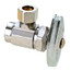 3/8" Nominal Sweat x 3/8" OD Compression Multi-Turn Angle Stop Valve (Chrome Plated)