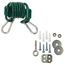 Royal Series 12" Restraining Cable And Mounting Hardware For 24" Gas Connector