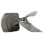16" Aluminum 3 Blade Fixed Hub Fan Blade, CCW (32° Pitch)