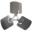 20" Aluminum 3 Blade Hubless Fan Blade, CW (24° Pitch)