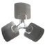 22" Aluminum 3 Blade Hubless Fan Blade, CW, (30° Pitch)