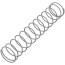 7-11" WC White Spring for 325-5A