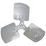 26" Galvanized Steel 3 Blade Fixed Hub Fan Blade (24° Pitch)